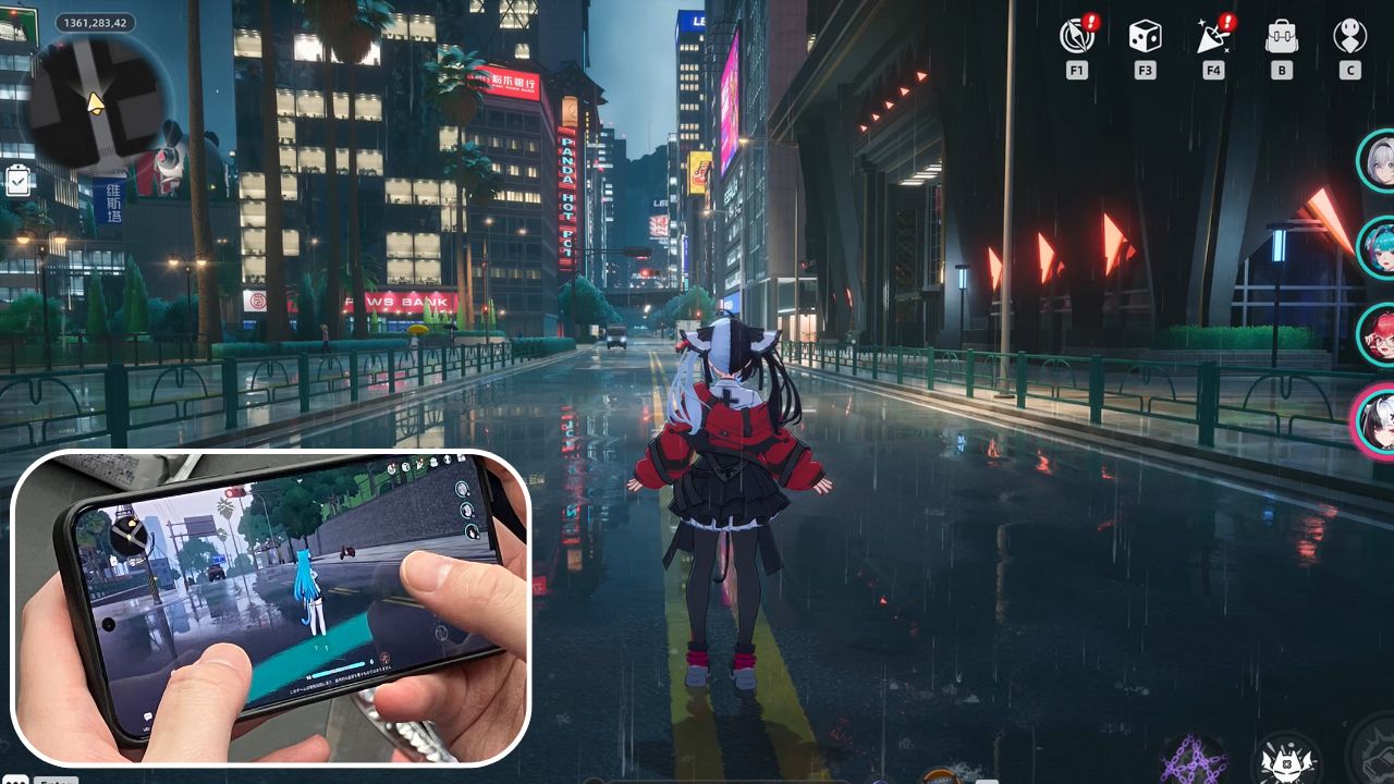 『NTE』はスマホでも雨の表現がすごかった。新作オープンワールドRPGの環境表現が美しい